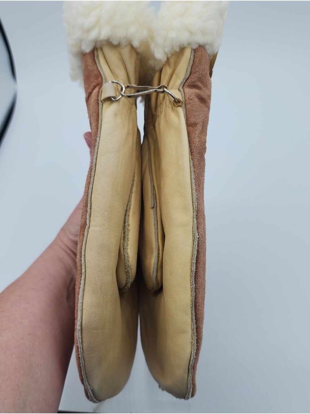 Vintage Leather Suede Mittens NWT #2958 - Picture 12 of 13